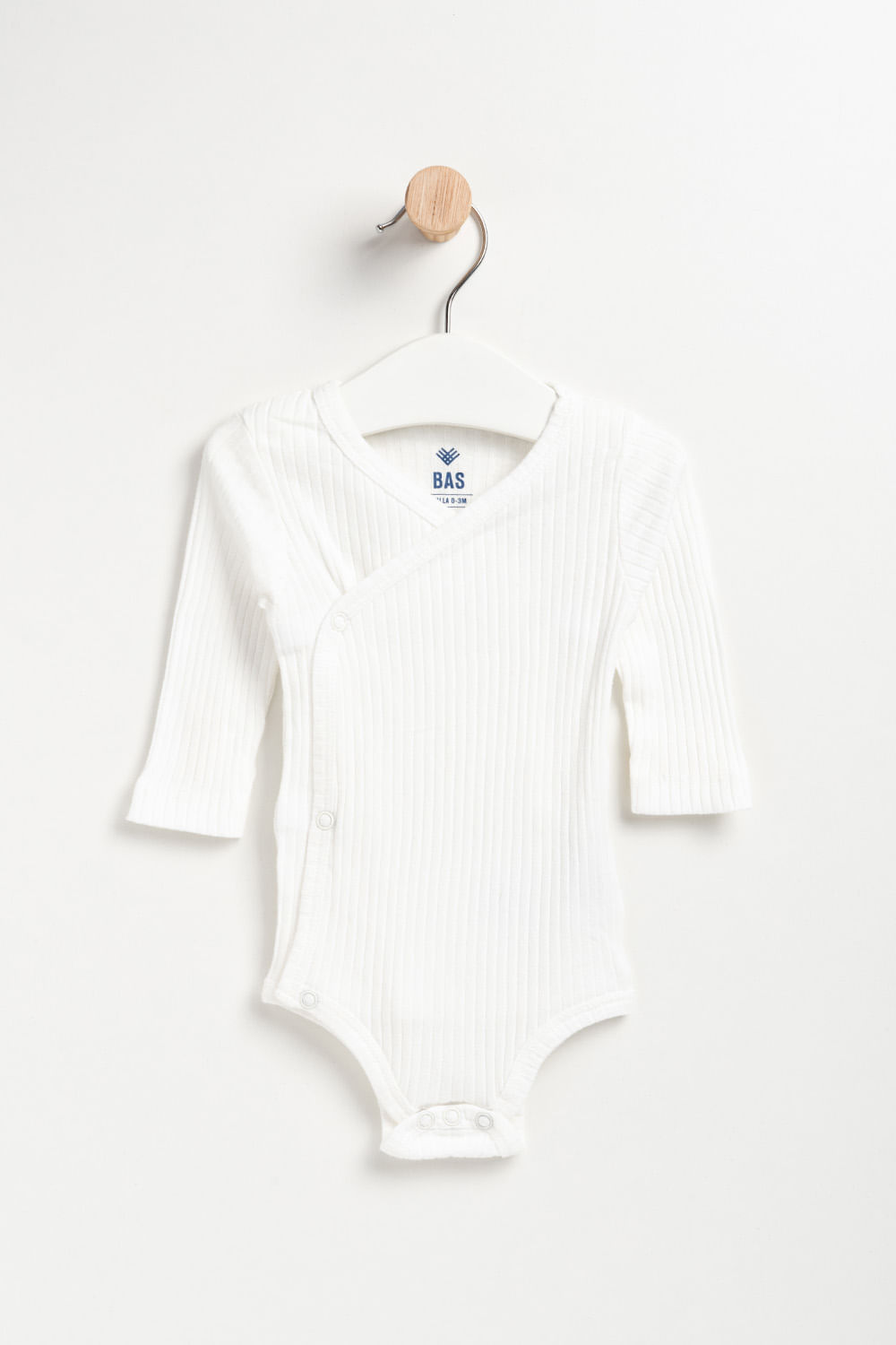 BODY MANGA LARGA CRUZADO BLANCO